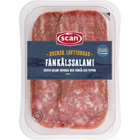 Fänkålssalami, skivad